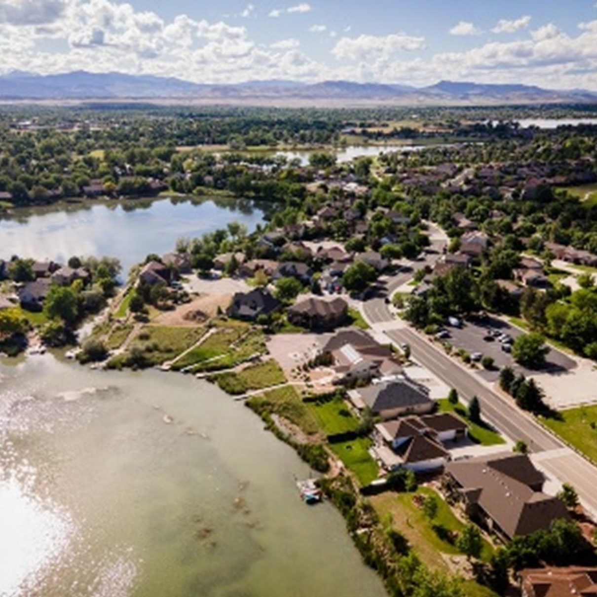 Aerial of the City of Loveland